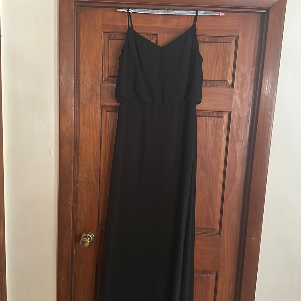 Black bridesmaid dress